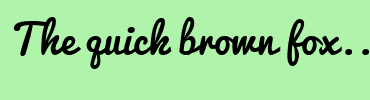Image with Font Color 000000 and Background Color B0F4AB